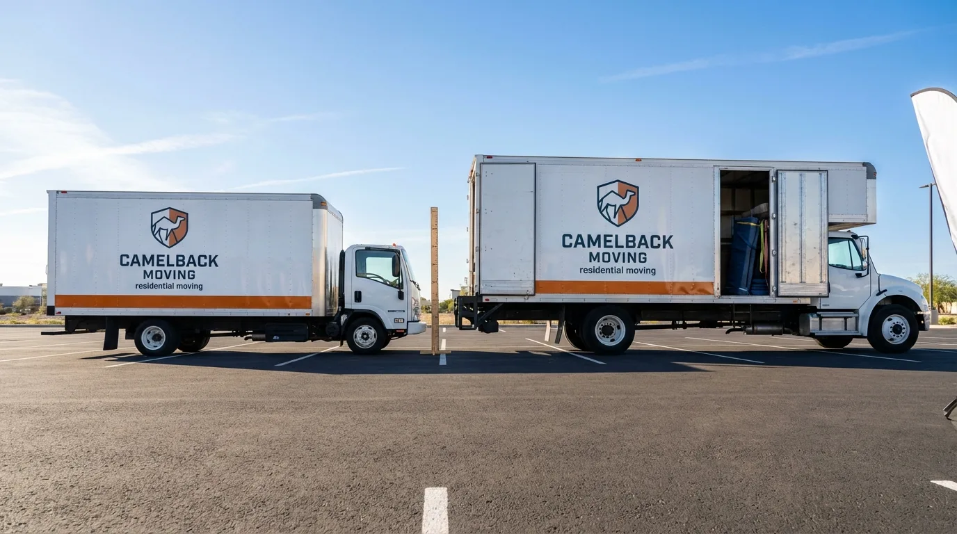 Moving truck size capacity guide in Winona Lake